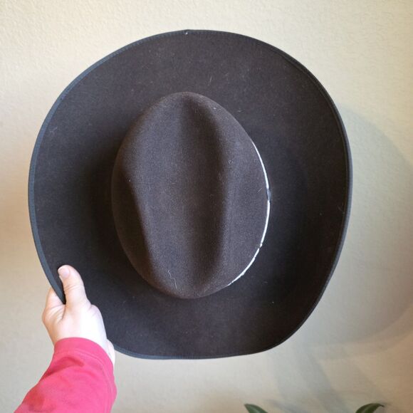 charlie 1 horse hat womens 7 1/2 'Back At The Ranch' Almost Famous Cordova Brown - Picture 8 of 9
